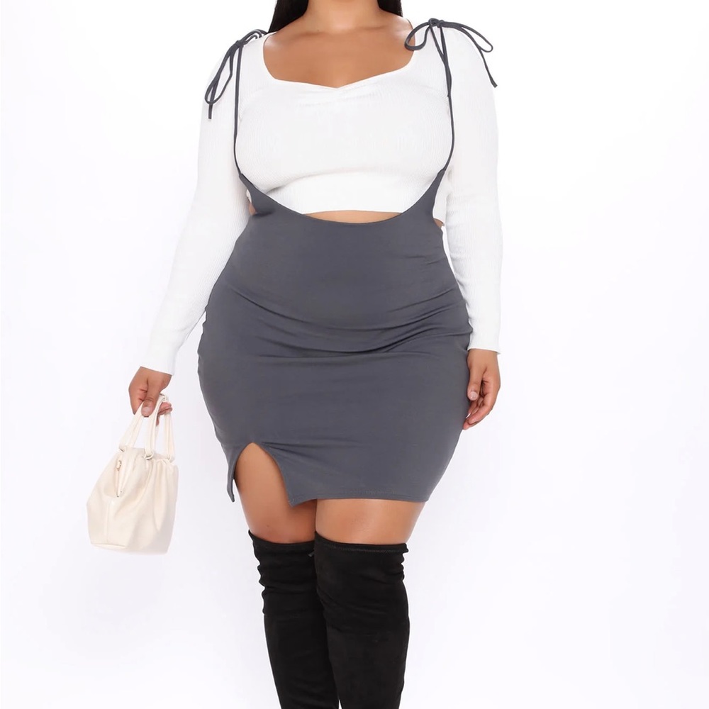Fashion Nova Get Lots of Courage Mini Skirt Size XL